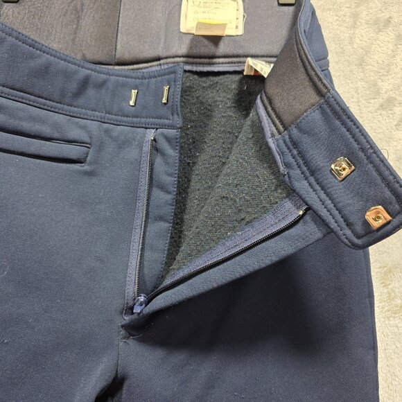 Vintage Tyrolia Ski Pants Size 36L Black & Red Schoeller Textil By Head - Picture 8 of 15